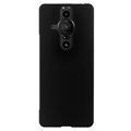 Sony Xperia Pro-I Rubberized Plastic Case - Black