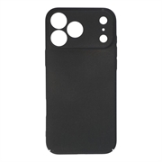 iPhone 18 Pro Max Rubberized Plastic Case - Black