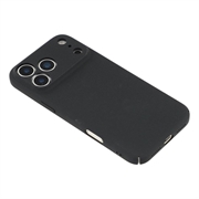iPhone 18 Pro Max Rubberized Plastic Case - Black