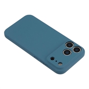 iPhone 18 Pro Max Rubberized Plastic Case - Blue