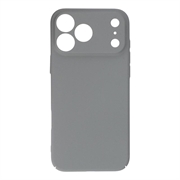 iPhone 18 Pro Max Rubberized Plastic Case - Light Grey