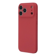 iPhone 18 Pro Max Rubberized Plastic Case - Red