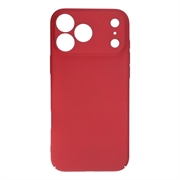 iPhone 18 Pro Max Rubberized Plastic Case - Red