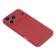 iPhone 18 Pro Max Rubberized Plastic Case - Red