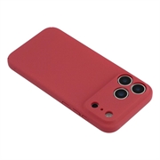 iPhone 18 Pro Max Rubberized Plastic Case - Red