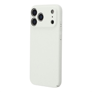 iPhone 18 Pro Max Rubberized Plastic Case - White