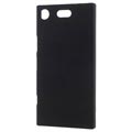 Sony Xperia XZ1 Compact Rubberized Plastic Cover - Black