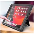 Rugged Series iPad 10.2 2019/2020/2021 Hybrid Case with Kickstand - Black