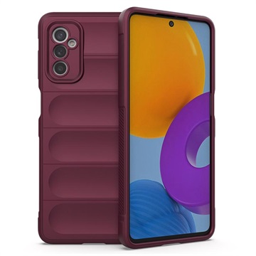 Rugged Series Samsung Galaxy M52 5G TPU Case - Wine Red