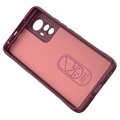 Rugged Series Xiaomi 12 Lite TPU Case - Wine Red