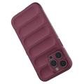 Rugged Series iPhone 14 Pro Max TPU Case - Wine Red