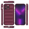 Rugged Series iPhone 14 Pro Max TPU Case - Wine Red