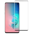 Samsung Galaxy S10 Rurihai Full Cover Tempered Glass Screen Protector - Black Edge