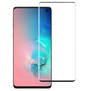 Samsung Galaxy S10 Rurihai Full Cover Tempered Glass Screen Protector - Black Edge