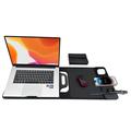 S109-3 Laptop Bag with 15W Wireless Charger, Stand, Mouse Pad - Black