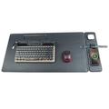S111 3-in-1 Magnetic Wireless Charging Desk Pad - 15W - Black