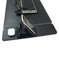 S111 3-in-1 Magnetic Wireless Charging Desk Pad - 15W - Black