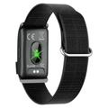 S18 Smart Fitness Tracker with Health Monitoring - Black