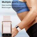 S18 Smart Fitness Tracker with Health Monitoring - Pink / Gold