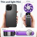 S2 Handheld Portable Turbo Fan with 100 Speeds - Purple / Dark Grey