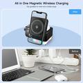 S6 3-in-1 MagSafe Charger with RGB Light - iPhone, Apple Watch, AirPods