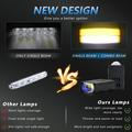 S7 LED Grille Spotlight 16W - High/Low Beam, Fog Light, 3 Lighting Modes - Black