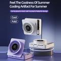 S8 Foldable Desk Fan with Timer - White