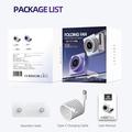 S8 Foldable Desk Fan with Timer - White
