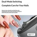 S9 Electric Nail Clipper with Digital Display - Dark Grey