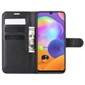 Samsung Galaxy A31 Wallet Case with Stand Feature - Black