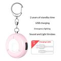 SC300 130dB Personal Safety Alarm with LED Strobe Flashlight - Pink