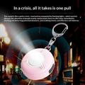 SC300 130dB Personal Safety Alarm with LED Strobe Flashlight - Pink