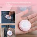 SC300 130dB Personal Safety Alarm with LED Strobe Flashlight - Pink