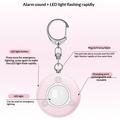 SC300 130dB Personal Safety Alarm with LED Strobe Flashlight - Pink