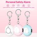 SC300 130dB Personal Safety Alarm with LED Strobe Flashlight - White