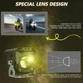 SK1 Dual-Color LED Motorcycle Spotlight 15W – 6000lm, IP67, 9–32V - Black