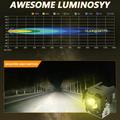 SK1 Dual-Color LED Motorcycle Spotlight 15W – 6000lm, IP67, 9–32V - Black