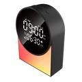 SM12 Bluetooth Sleep Sound Machine - Alarm Clock, FM Radio, LED Night Light - Black