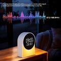 SM12 Bluetooth Sleep Sound Machine - Alarm Clock, FM Radio, LED Night Light - Black