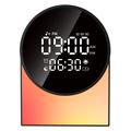 SM12 Bluetooth Sleep Sound Machine - Alarm Clock, FM Radio, LED Night Light - Black