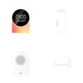 SM12 Bluetooth Sleep Sound Machine - Alarm Clock, FM Radio, LED Night Light - White