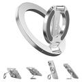 SODI ST04 Double-Sided Magnetic Ring Stand - Silver