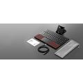 SODI Z01T Tri-Fold Bluetooth Keyboard with Touchpad - iOS/Android/Windows/macOS - Red