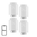 SONOFF ZigBee TRVZB Smart Thermostatic Heads - Radiator Valves with App Control - 4-Pack