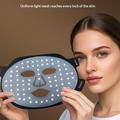 SP-1103F Magnetic Wireless LED Light Therapy Face Mask with Controller - Black