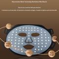 SP-1103F Magnetic Wireless LED Light Therapy Face Mask with Controller - Black