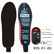 SP-XJ05 Heated Insoles with 6000mAh Battery, Wireless Remote - 41-46 - Black