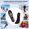 SP-XJ05 Heated Insoles with 6000mAh Battery, Wireless Remote - 41-46 - Black