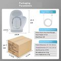 ST-1802 Smart Hand Massager with 3 Modes, 5 Pressure Levels - Grey