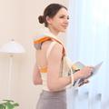 ST-360 Heat Therapy Shoulder/Neck Kneading Massager - Grey / Beige